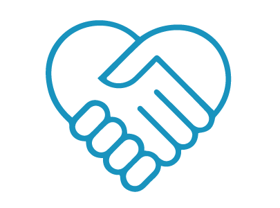 heart handshake centered